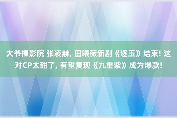 大爷操影院 张凌赫， 田曦薇新剧《逐玉》结束! 这对CP太甜了， 有望复现《九重紫》成为爆款!